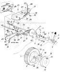 Page B Diagram and Parts List for 125-362-206 1985 MTD Lawn Mower