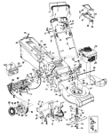 Page B Diagram and Parts List for 125-475A352 1995 MTD Lawn Mower