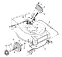 Page D Diagram and Parts List for 125-488Q033 1995 MTD Lawn Mower