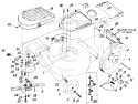 Page C Diagram and Parts List for 125-553-002 1985 MTD Lawn Mower