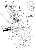 Part Location Diagram of 749-0697 MTD Strut .75" O.D. x 43.44" Lg.