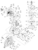Page B Diagram and Parts List for 12560-7 1987 MTD Lawn Mower