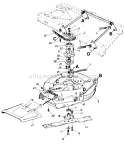 Page C Diagram and Parts List for 12560-7 1987 MTD Lawn Mower