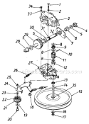 Page D Diagram and Parts List for 12560-7 1987 MTD Lawn Mower