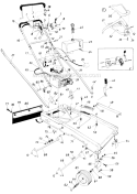 Page A Diagram and Parts List for 12560-8 1988 MTD Lawn Mower