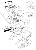 Page A Diagram and Parts List for 12560B-9 1989 MTD Lawn Mower