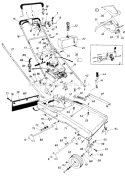 Page A Diagram and Parts List for 12560C 1986 MTD Lawn Mower