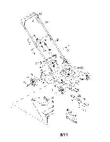 Lawn mower Diagram and Parts List for 11A-073A800  MTD Lawn Mower