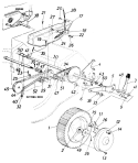 Page B Diagram and Parts List for 126-366-000 1986 MTD Lawn Mower