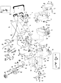 Page B Diagram and Parts List for 126-367-000 1986 MTD Lawn Mower