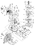 Page B Diagram and Parts List for 126-560-029 1986 MTD Lawn Mower