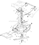 Page C Diagram and Parts List for 126-560-029 1986 MTD Lawn Mower