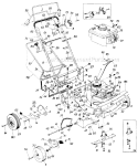 Page B Diagram and Parts List for 127-322-083 1987 MTD Lawn Mower