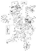 Page A Diagram and Parts List for 127-362-097 1987 MTD Lawn Mower