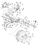 Page B Diagram and Parts List for 127-362-097 1987 MTD Lawn Mower