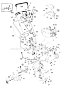 Page A Diagram and Parts List for 127-364-059 1987 MTD Lawn Mower