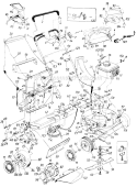 Page B Diagram and Parts List for 128-176E401 1988 MTD Lawn Mower
