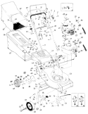 Page A Diagram and Parts List for 128-456R000 1988 MTD Lawn Mower