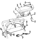 Page A Diagram and Parts List for 128-476E050  MTD Lawn Mower