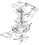 Page C Diagram and Parts List for 128-560B033-72776 1988 MTD Lawn Mower