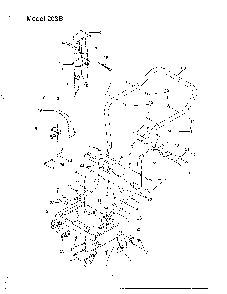 Frame/handle Diagram and Parts List for 103A  MTD Chipper Shredder