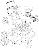 Page A Diagram and Parts List for 12872-7 1987 MTD Lawn Mower