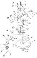 Page C Diagram and Parts List for 12872-8 1988 MTD Lawn Mower