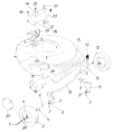 Page B Diagram and Parts List for 12884-8 1988 MTD Lawn Mower