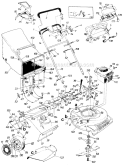 Page C Diagram and Parts List for 12886-8 1988 MTD Lawn Mower
