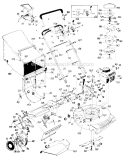 Page A Diagram and Parts List for 12886B-9 1989 MTD Lawn Mower