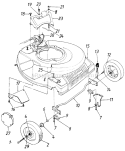 Page A Diagram and Parts List for 12886E-9 1989 MTD Lawn Mower