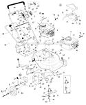 Page A Diagram and Parts List for 129-352R000 1989 MTD Lawn Mower