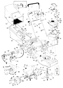 Page C Diagram and Parts List for 129-464R000 1989 MTD Lawn Mower