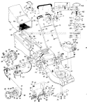 Page A Diagram and Parts List for 129-476B047 1985 MTD Lawn Mower