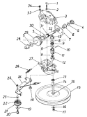 Page C Diagram and Parts List for 129-476B047 1985 MTD Lawn Mower