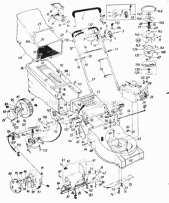 Parts Diagram and Parts List for 129-476B059  MTD Lawn Mower