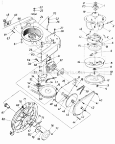 Page B Diagram and Parts List for 129-560B135  MTD Lawn Mower