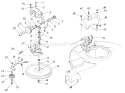 Page B Diagram and Parts List for 129-836B401 1989 MTD Lawn Mower