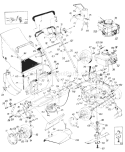 Page A Diagram and Parts List for 129-826R401 1989 MTD Lawn Mower