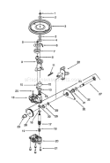 Page D Diagram and Parts List for 12A-379B033 2001 MTD Lawn Mower