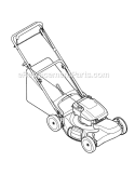 Page B Diagram and Parts List for 12A-466Q002 2009 MTD Lawn Mower