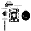 Page B Diagram and Parts List for 12A-469S009 2008 MTD Lawn Mower