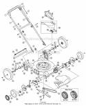 Part Location Diagram of 687-02052 MTD Rear Height Adjustment Lever Assembly