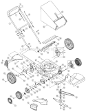 Part Location Diagram of 1902484 MTD Handle Bracket Assembly - Left Hand
