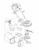 Part Location Diagram of 931-04564A MTD Baffle asm-900 serie