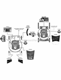 Label Map Diagram and Parts List for 12A-98K9095 2011 MTD Lawn Mower