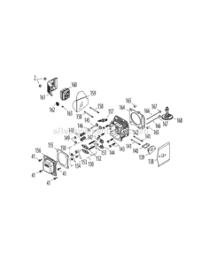 1P65B0B_Cylinder_Head Diagram and Parts List for 12A-A1JC006 2011 MTD Lawn Mower