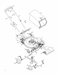 Part Location Diagram of 687-02539 MTD Blade Adapter