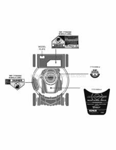 Page B Diagram and Parts List for 12AKC31E095 2014 MTD Lawn Mower
