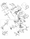 Part Location Diagram of 731-08057 MTD Cover-axle Front